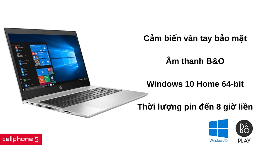 Trang bị cảm biến vân tay mở khóa, âm thanh B&O cùng thời lượng pin dài