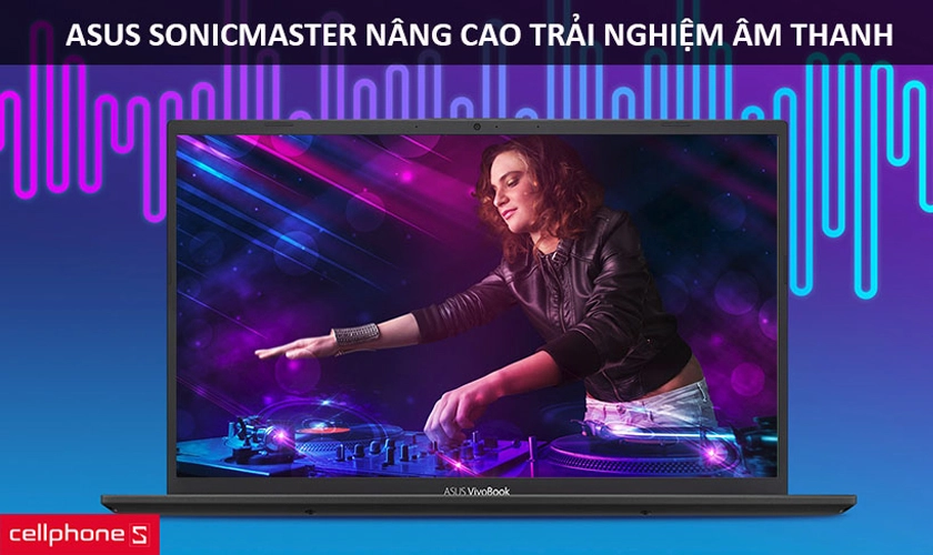 Công nghệ SonicMaster lọc bỏ tiếng ồn, khuếch đại âm thanh