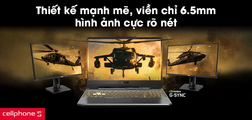 Màn hình viền mỏng IPS NANOEDGE tối ưu hóa hiển thị