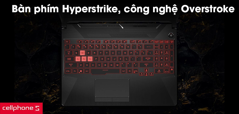 Bàn phím Hyperstrike, công nghệ Overstroke