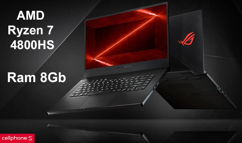 Hiệu năng mạnh mẽ với chip AMD Ryzen 7 – 4800HS