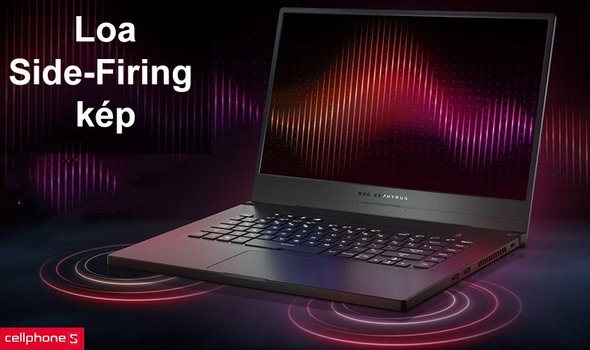 chất lượng âm thanh vượt trội với loa Side-Firing kép