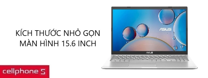 Kích thước nhỏ gọn, màn hình 15.6 inch Full HD