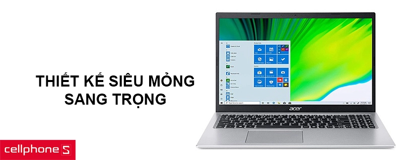 Thiết kế siêu mỏng sang trọng