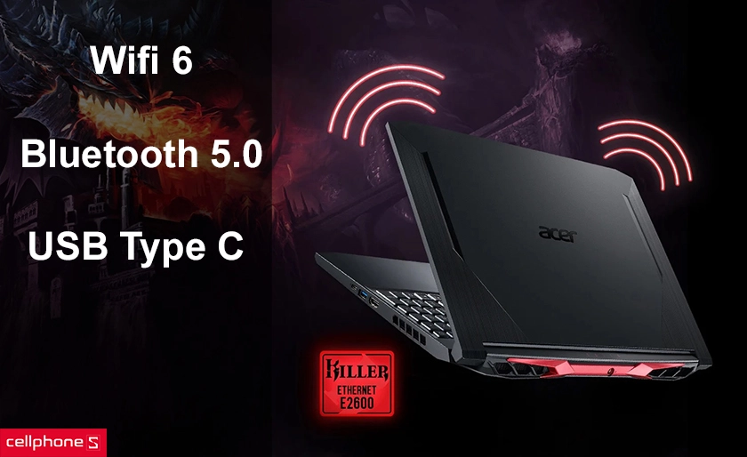 Nhiều chuẩn kết nối hiện đại, Webcam HD và Win 10 bản quyền