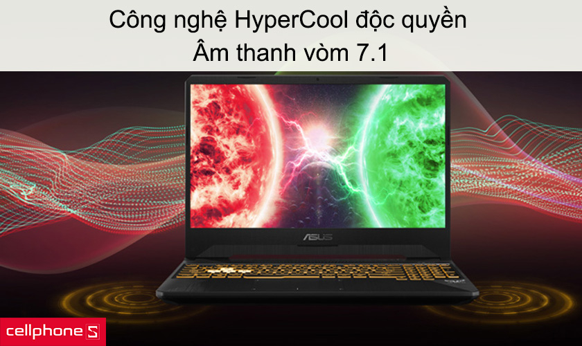 Công nghệ HyperCool độc quyền, âm thanh vòm 7.1