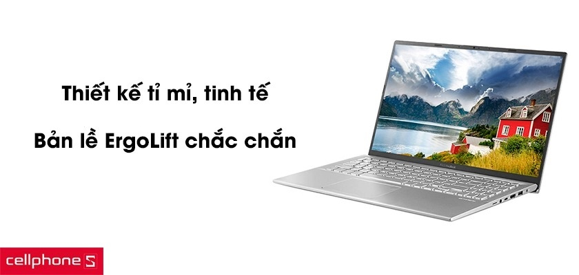 Thiết kế hoàn hảo, trọng lượng 1.7kg, bản lề ErgoLift