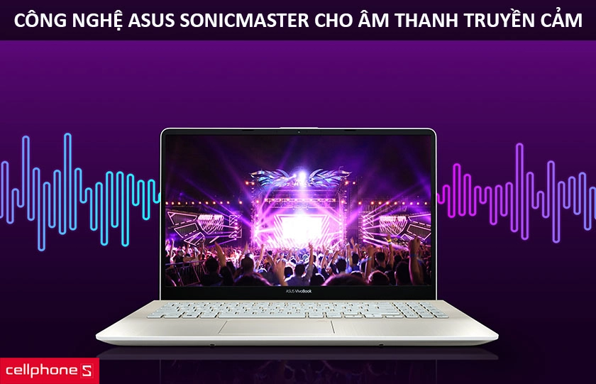 Công nghệ Asus SonicMaster mang tới âm thanh truyền cảm