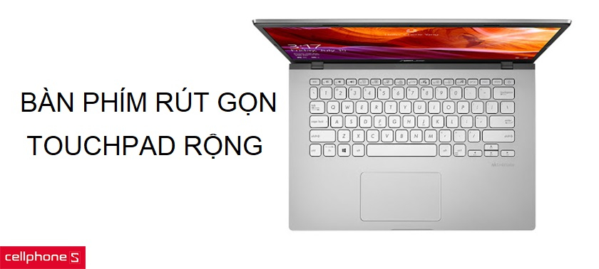 Bàn phím chuẩn size kèm touchpad rộng
