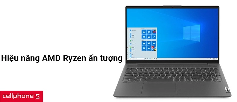 Hiệu năng ấn tượng với chip AMD Ryzen và hỗ trợ nhiều cổng kết nối
