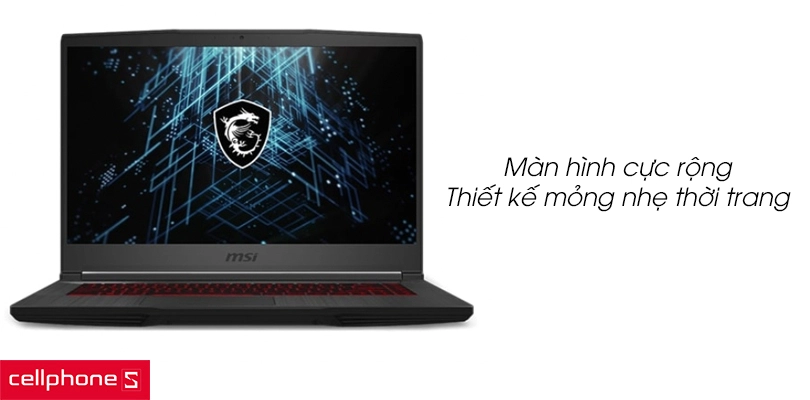 Laptop MSI gaming GF63 Thin 11UD 628VN