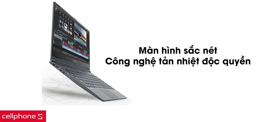 Thiết kế hiện đại, hiệu năng mạnh mẽ với với CPU Intel thế hệ 10