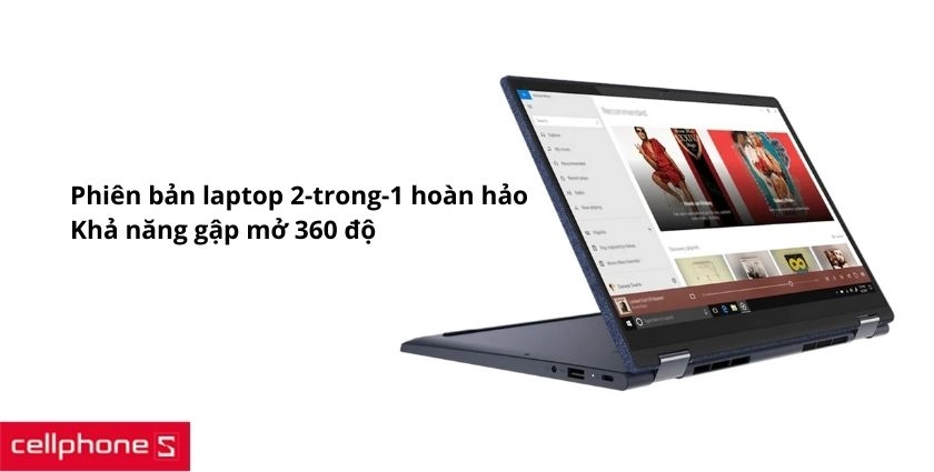 Phiên bản laptop 2-trong-1 hoàn hảo