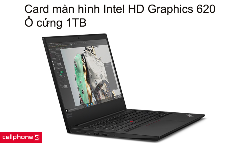 Ổ cứng 1TB, Card màn hình Intel HD Graphics 620