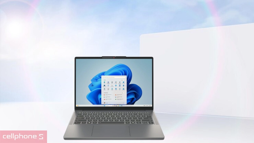 Pin và cổng kết nối của laptop Lenovo IdeaPad Slim 3 14IRH10 83K0000BVN