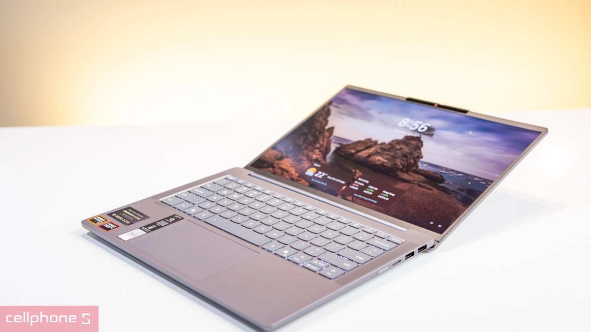 Thiết kế laptop Lenovo IdeaPad Slim 5 14AKP10 83HX001JVN Ryzen AI 7