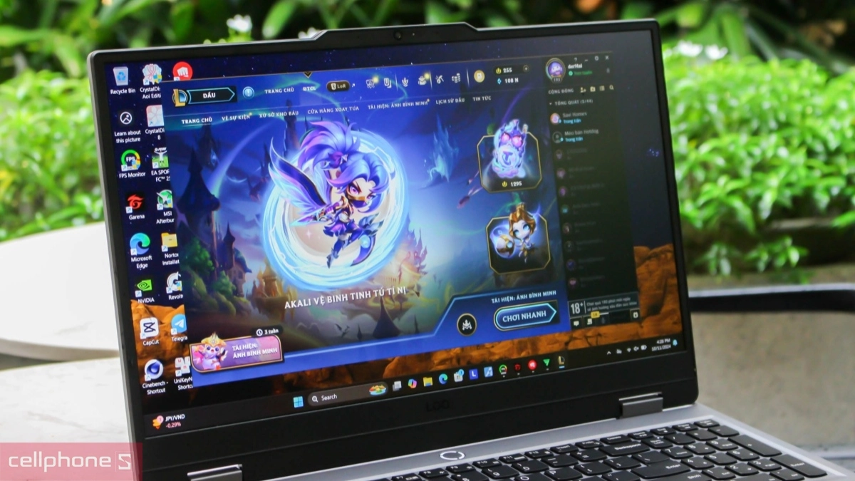 LOQ 15 đủ sức chơi nhiều tựa game
