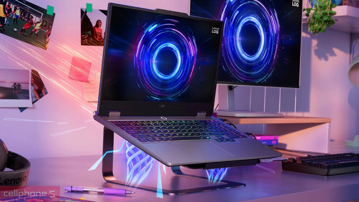 Màn hình, chất lượng âm thanh của laptop Lenovo LOQ 15IRX10 83JE006PVN