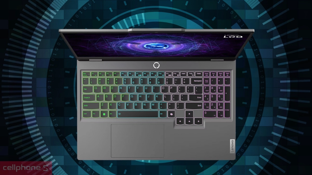 Màn hình, tần số quét của laptop Lenovo LOQ 15IRX9 83DV01ALVN