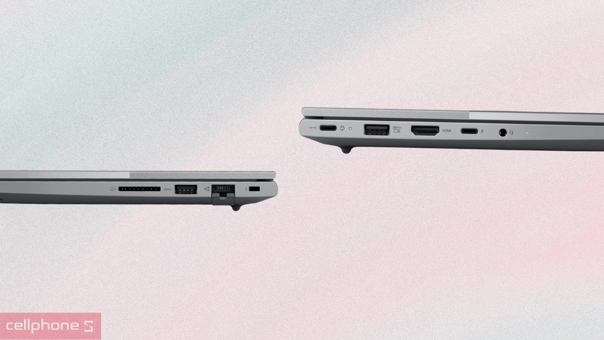 Thời lượng pin, cổng kết nối của laptop Lenovo ThinkBook 14 G8 IRL 21SG007SVN