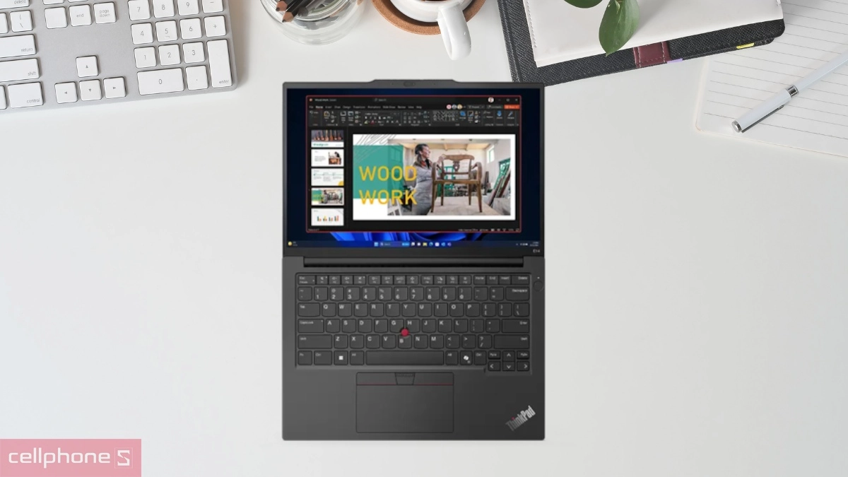 Lenovo ThinkPad E14 mang vẻ ngoài thanh lịch
