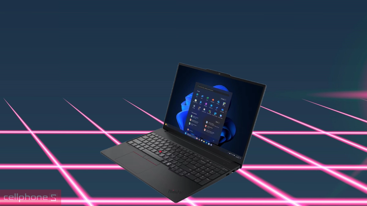 Pin, cổng kết nối của laptop Lenovo ThinkPad E16 Gen 3 21SR002NVN