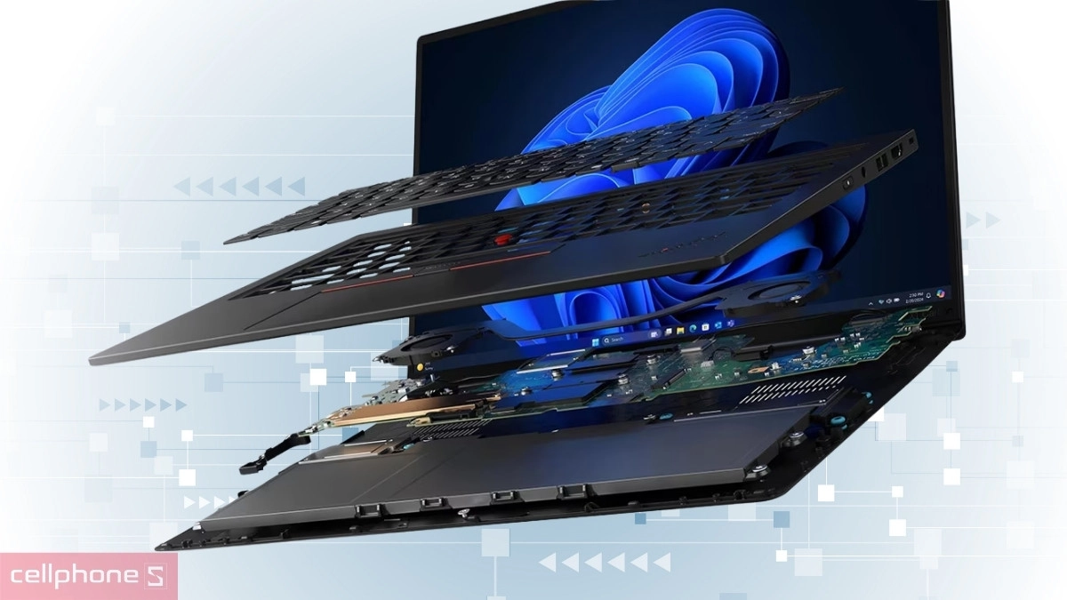 RAM và ổ cứng Laptop Lenovo Thinkpad X1 Carbon Gen 13 Aura Edition 21NS010CVN