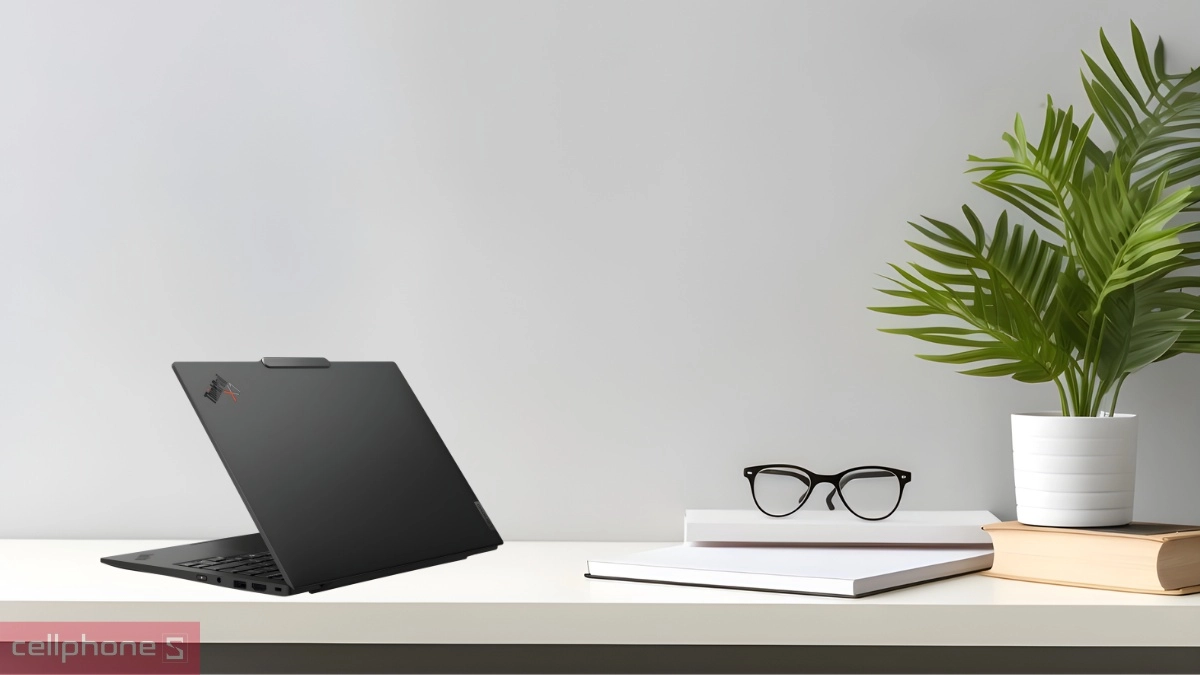 Thiết kế sợi Carbon Laptop Lenovo ThinkPad X1 Carbon Gen 13 Aura Edition 21NS010JVN