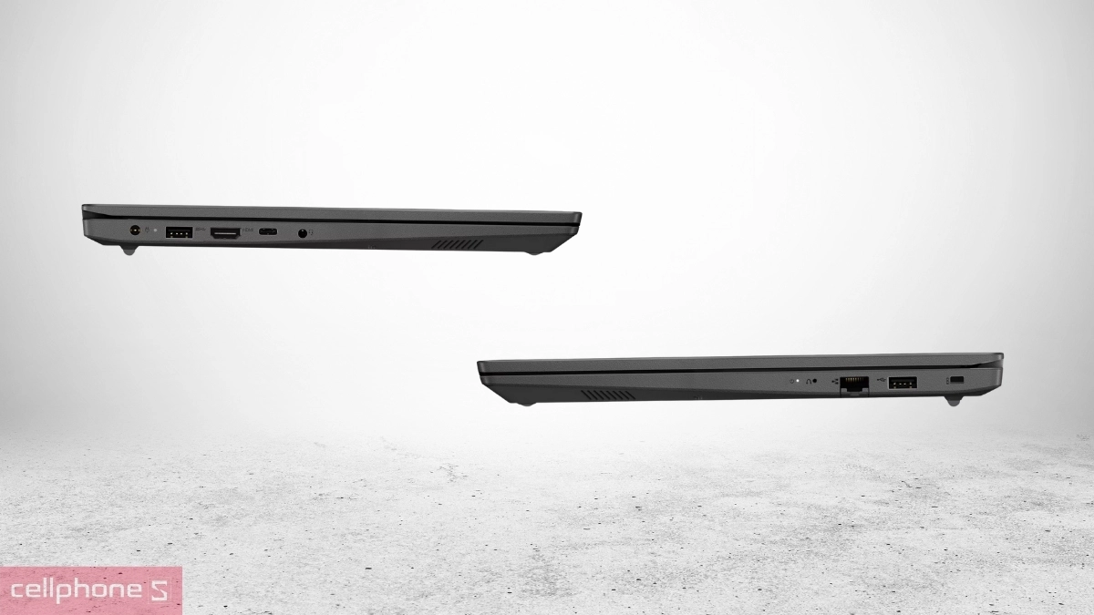 Pin, cổng kết nối của laptop Lenovo V15 G4 IRU 83A100PMVN