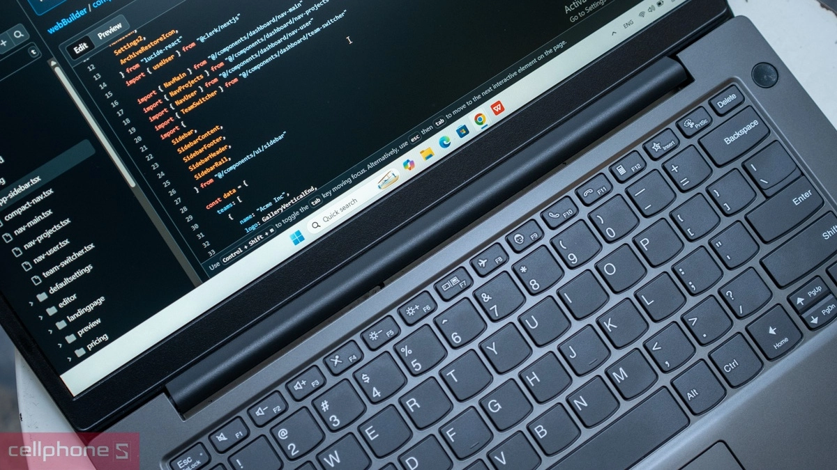 Hành trình phím Lenovo V14 Hành trình phím Lenovo V14