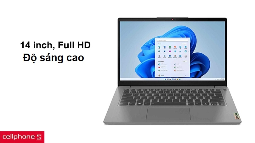 Laptop Lenovo Ideapad 3 14ABA7 82RM003UVN - Màn hình rõ nét