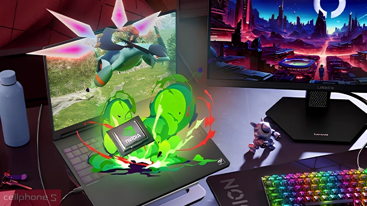 Lenovo Legion 5 tích hợp card NVIDIA GeForce RTX tái hiện đồ họa sống động