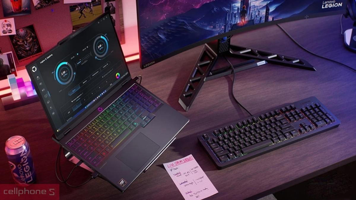 Lenovo Legion 5 trang bị RAM DDR5 hỗ trợ đa nhiệm nhiều phần mềm
