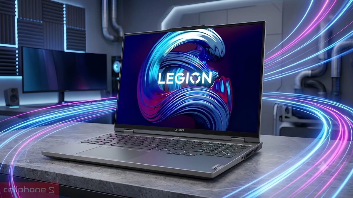 Lenovo Legion 7 Gen 7 kết hợp màn hình lớn cùng hiệu năng gaming mạnh mẽ
