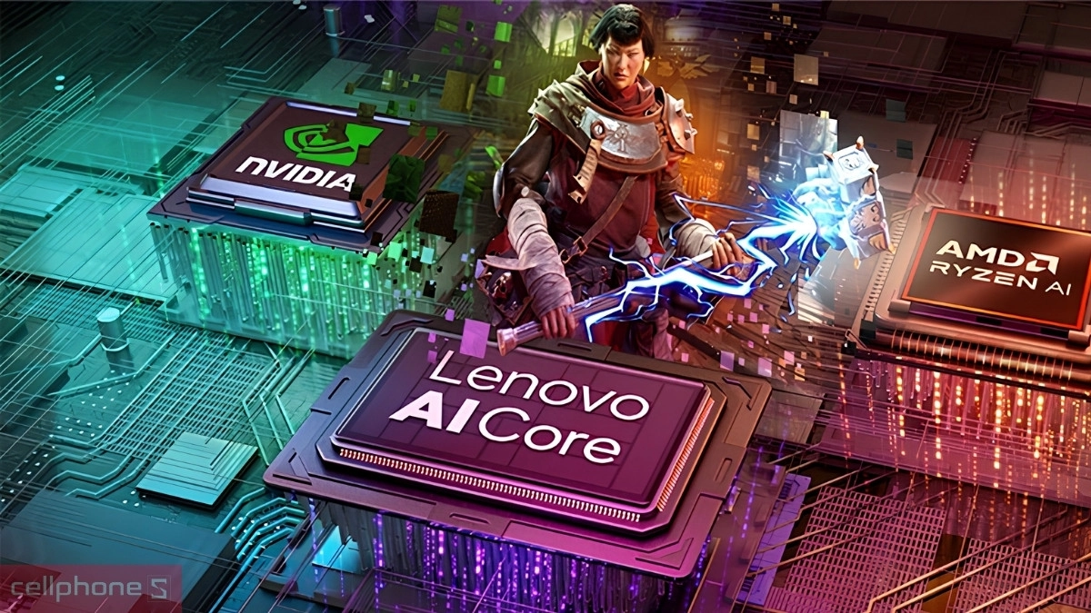 Lenovo Legion 7 tích hợp Intel AI Boost tăng tốc các tác vụ AI