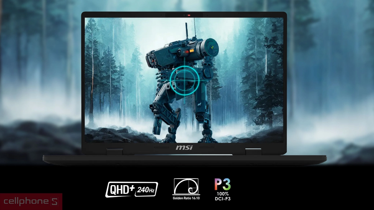 Màn hình laptop MSI Crosshair 16 HX D2XWFKG-078VN