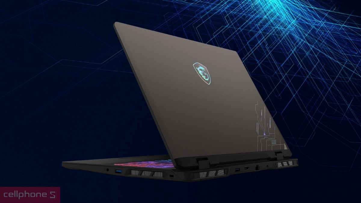 Thiết kế laptop MSI Crosshair 16 HX AI D2XWGKG-072VN