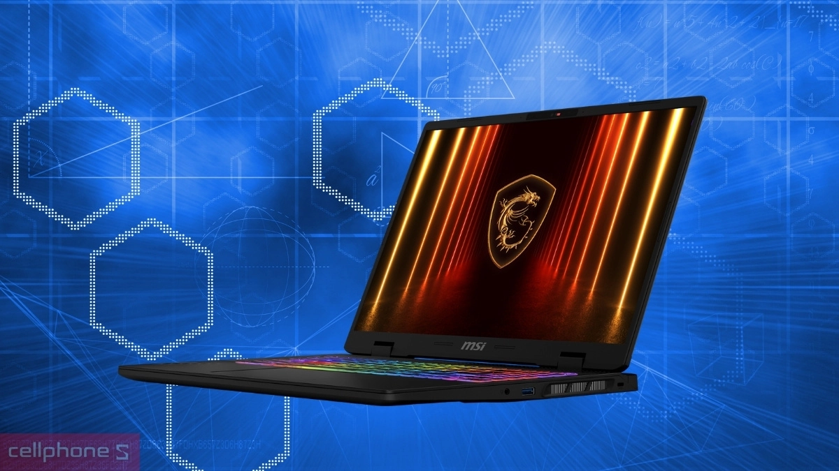 Cấu hình laptop MSI Crosshair 16 HX AI D2XWGKG-072VN