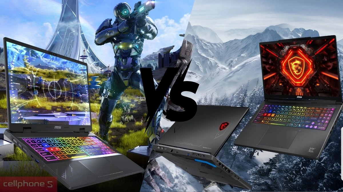 MSI Crosshair 16 và A16 với cấu hình phần cứng khác nhau