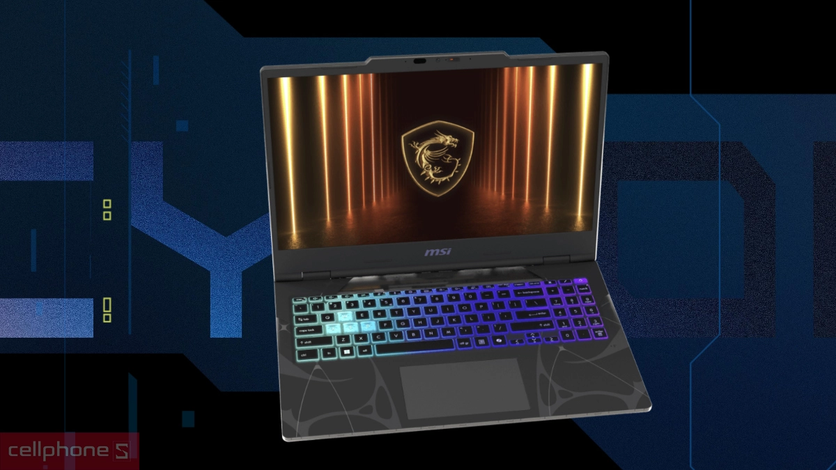 Thiết kế laptop MSI Cyborg 15 B13WEKG-676VN