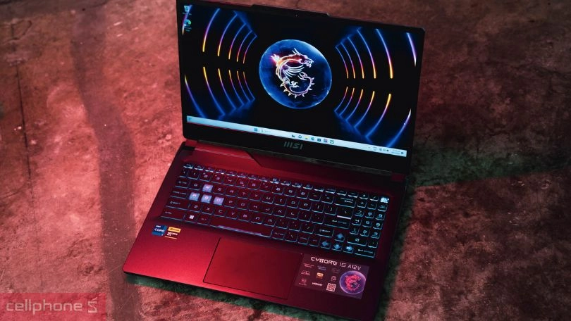 Thiết kế laptop MSI Cyborg 15