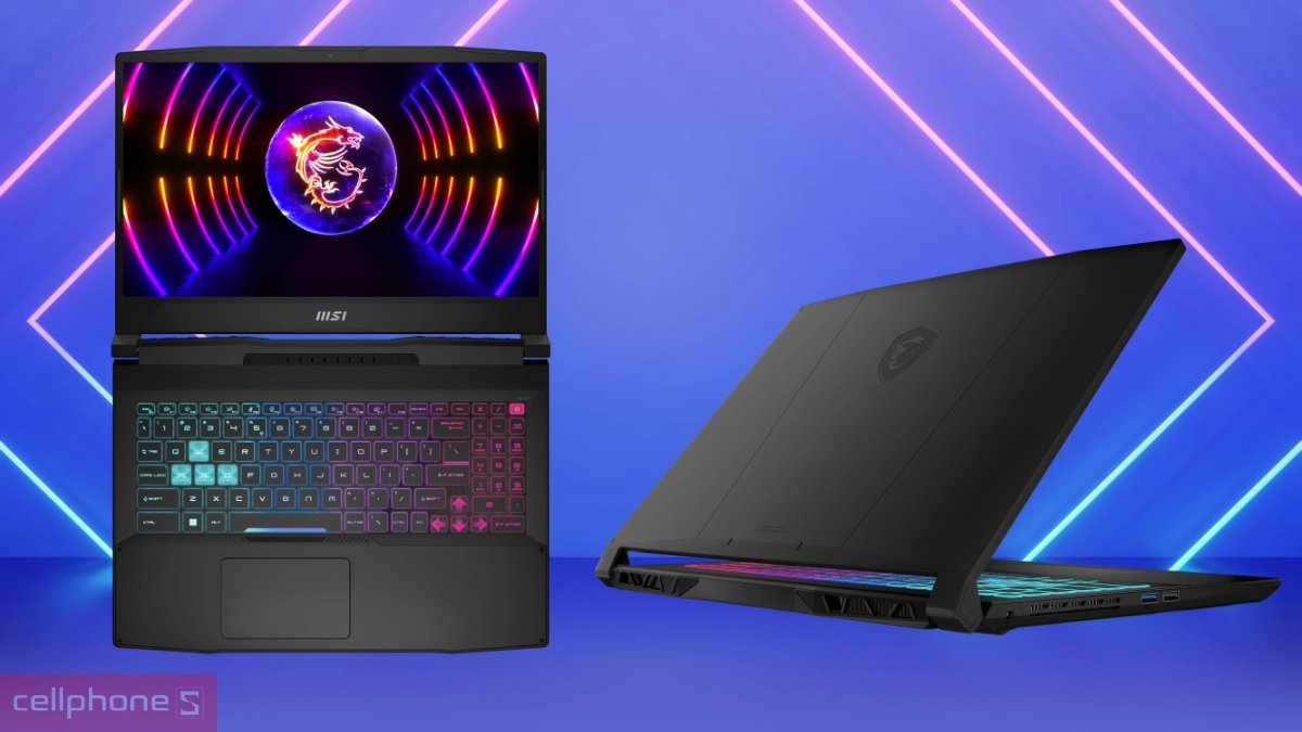 Thiết kế laptop MSI Katana 15 B13UDXK 2411VN