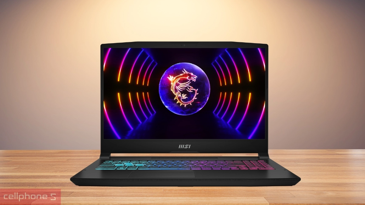 Màn hình, tần số quét của laptop MSI Katana 15 B13UDXK 2411VN
