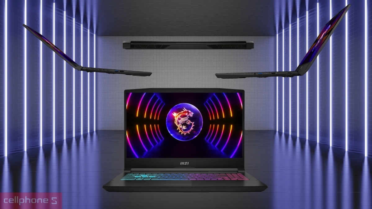 Pin, cổng kết nối của laptop MSI Katana 15 B13UDXK 2411VN