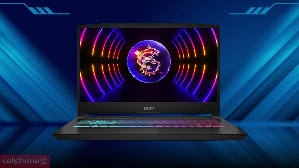 Laptop MSI Katana 15 B13UDXK-2437VN sở hữu màn hình 15.6 inch