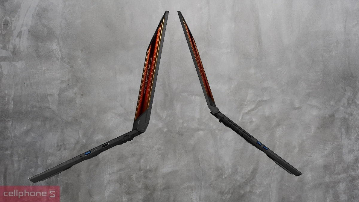 Pin, cổng kết nối của laptop MSI Katana 15 HX B14WEK-027VN