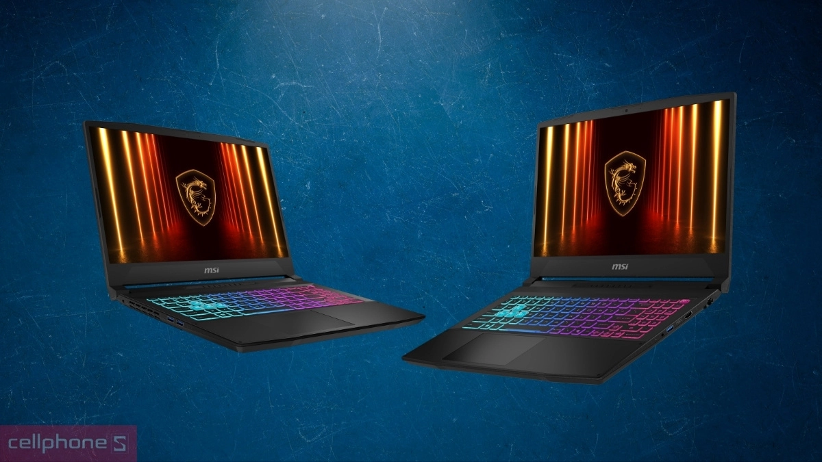 Pin, cổng kết nối của laptop MSI Katana 15 HX B14WEK-027VN