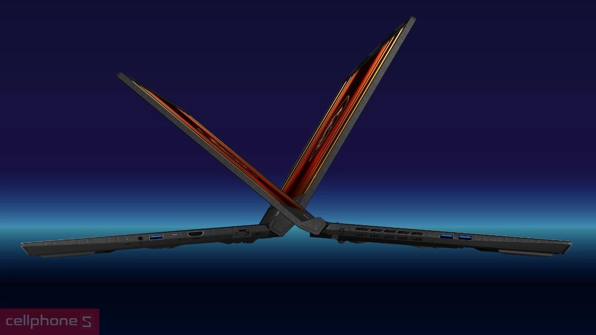 Pin, cổng kết nối của laptop MSI Katana 15 HX B14WGK-022VN