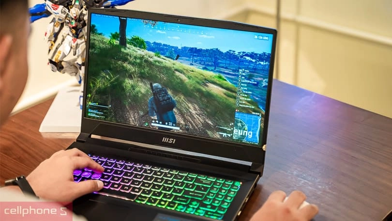 Laptop MSI Katana có hệ thống âm thanh trong trẻo Hệ thống âm thanh MSI Katana