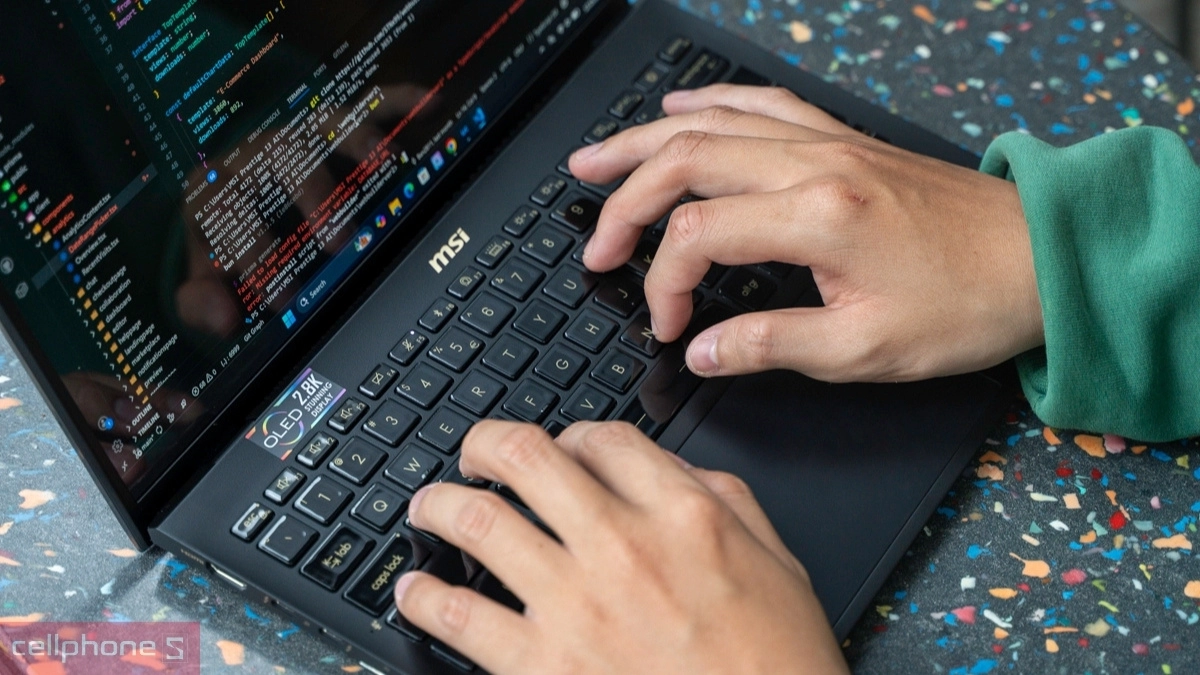 bàn phím MSI Prestige 13 nâng cấp